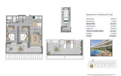 Nieuwbouw - Penthouse -
Los Alcazares - Los Narejos