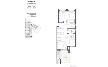 Nieuwbouw - Plat -
Los Alcazares - Serena Golf