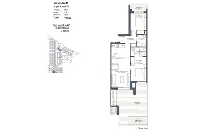 Nouvelle construction - Appartement -
Los Alcazares - Serena Golf