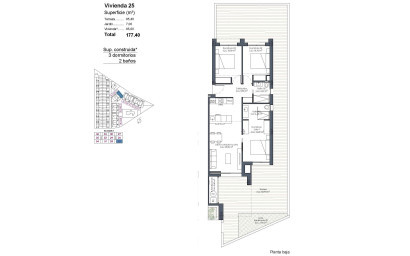 Nieuwbouw - Plat -
Los Alcazares - Serena Golf