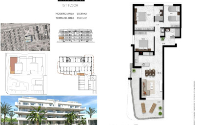 Nouvelle construction - apartment -
Orihuela Costa - Lomas de Cabo Roig