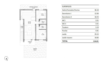 Nieuwbouw - Bungalow -
San Miguel de Salinas - Pueblo