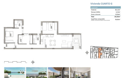 Nouvelle construction - Penthouse -
Guardamar del Segura - Pueblo